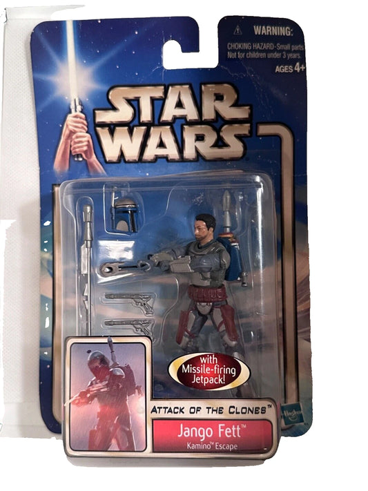 Reference product photo for Hasbro Star Wars Saga - Jango Fett (Kamino Escape)